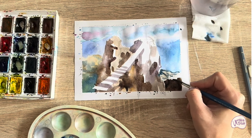 Рисуем Гора Ай-Петри