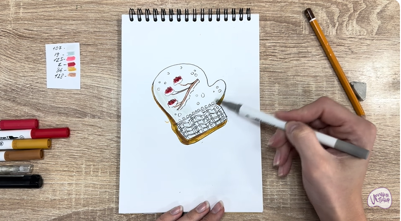 Рисуем Имбирный пряник