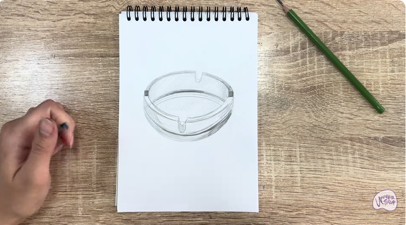 Рисуем Пепельница