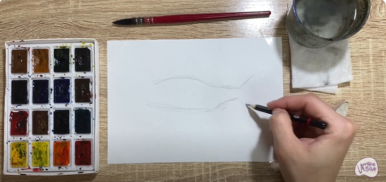 Рисуем Вобла