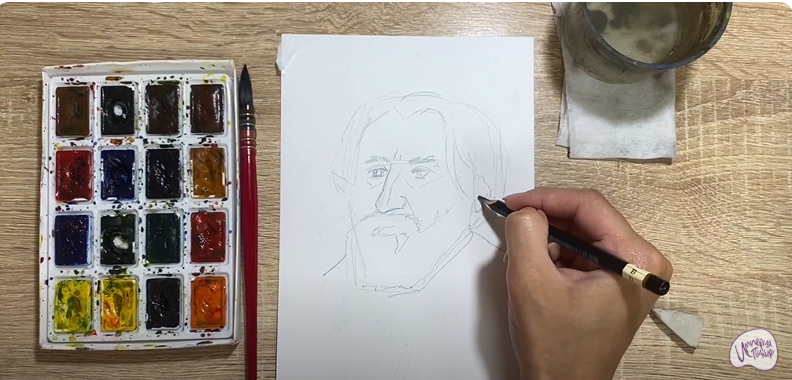 Рисуем Иван Сергеевич Тургенев