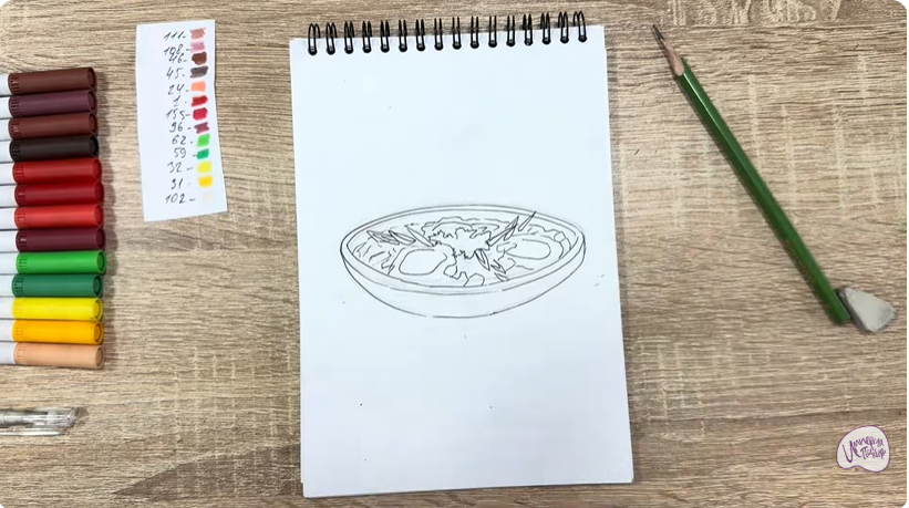 Рисуем Шакшука