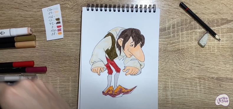 Рисуем Карлик Нос