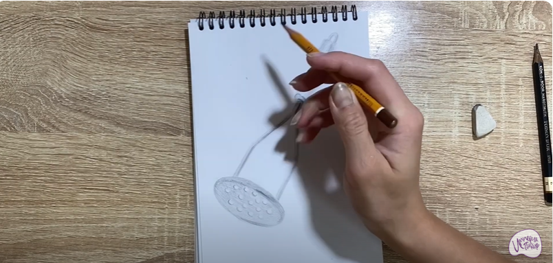 Рисуем Пресс для картофеля