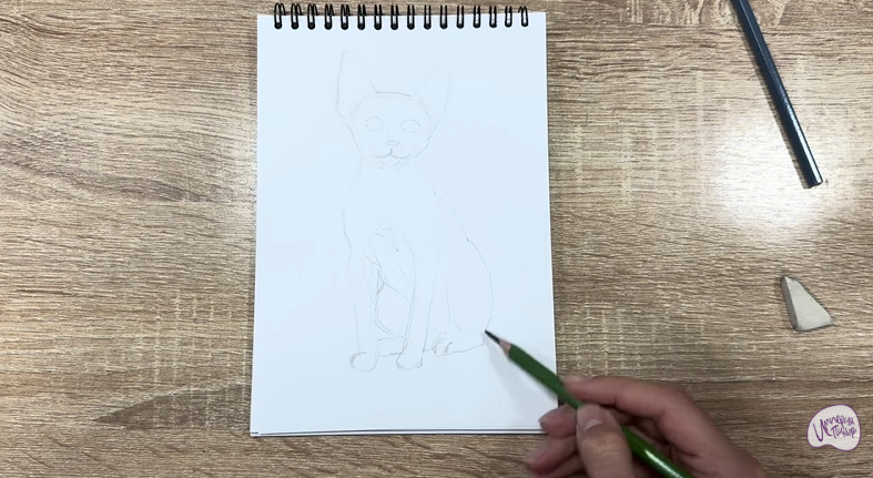 Рисуем Девон Рекс