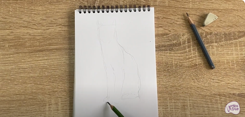 Рисуем Турецкая ангора
