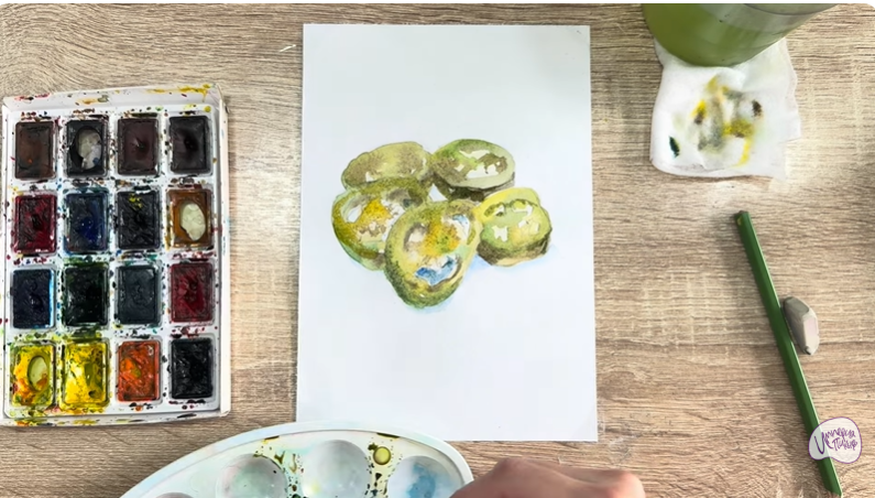 Рисуем Маринованные халапеньо