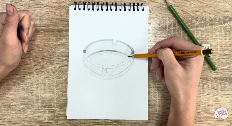 Рисуем Пепельница