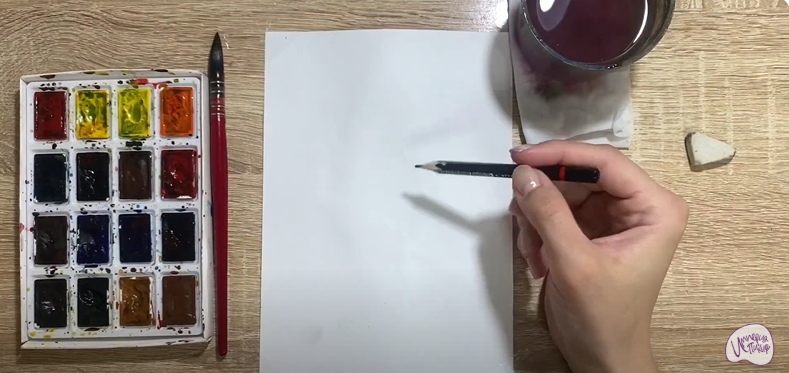 Рисуем Цветок "Гиперикум"