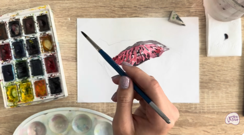 Рисуем Жабры рыбы