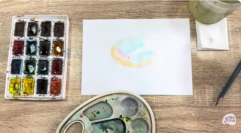 Рисуем Камень опал