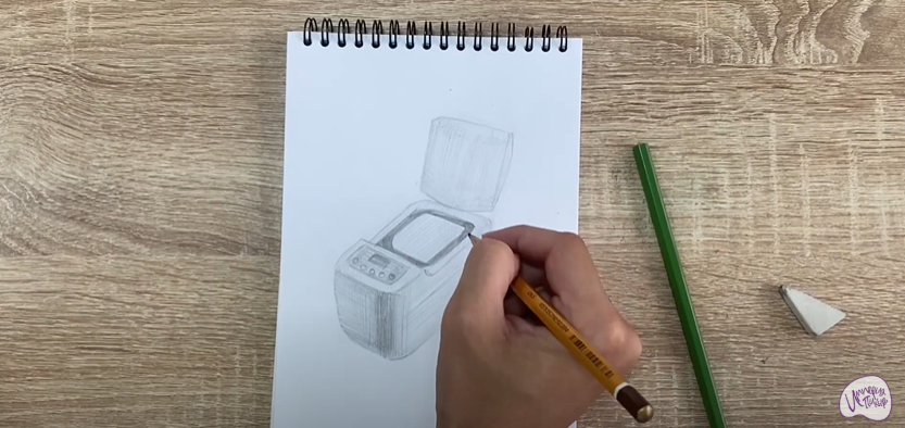 Рисуем Хлебопечка
