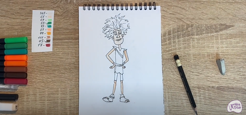 Рисуем Маракуда из мультфильма "Маракуда"