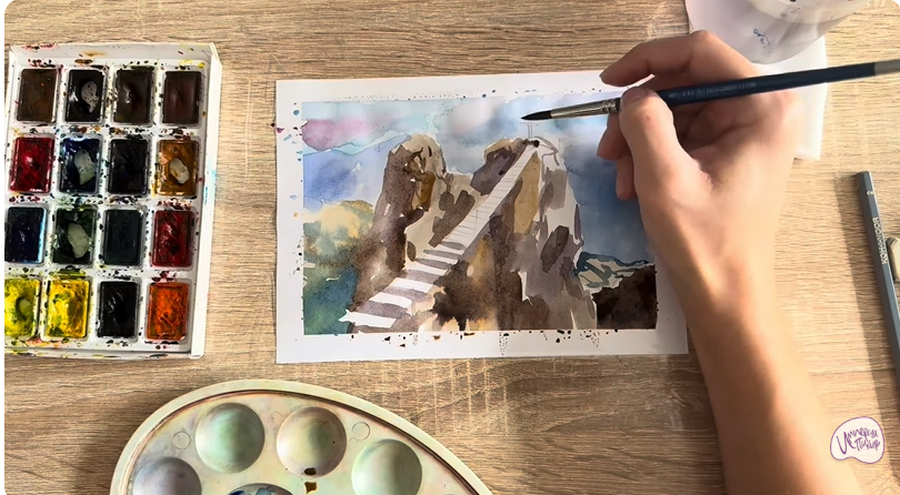 Рисуем Гора Ай-Петри