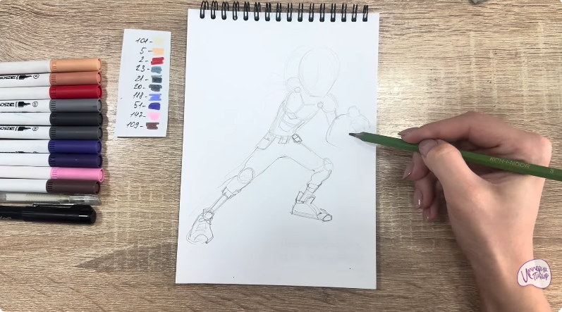 Рисуем Хиро Хамада из "Город Героев"