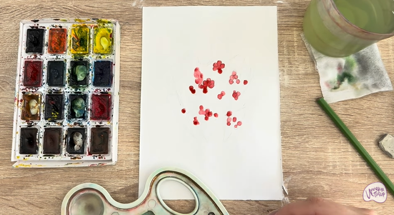 Рисуем Тис ягодный