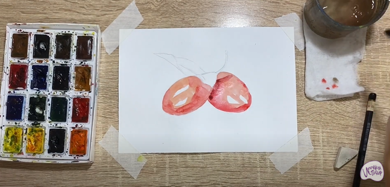 Рисуем Ягоды годжи