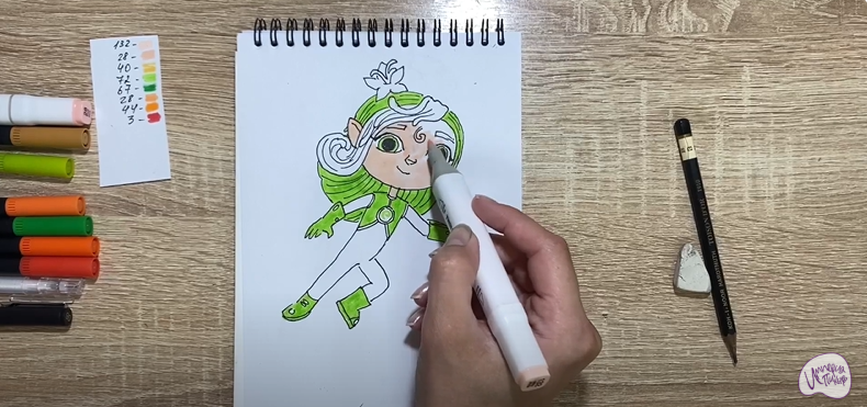Рисуем Лия из "Команда Флоры"