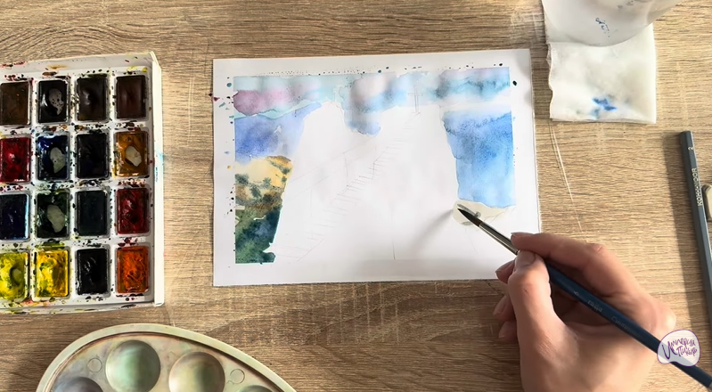 Рисуем Гора Ай-Петри