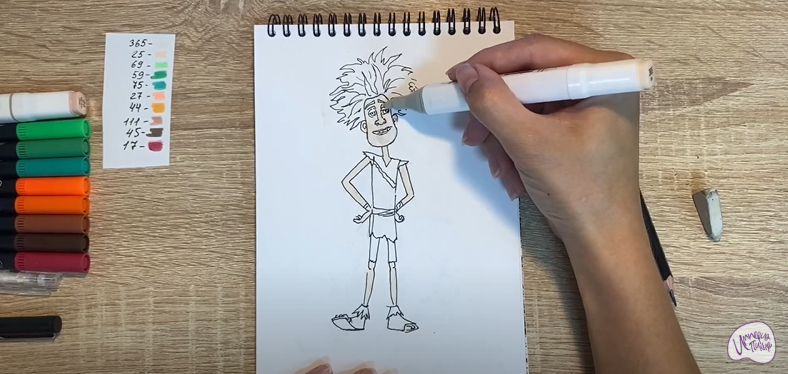 Рисуем Маракуда из мультфильма "Маракуда"