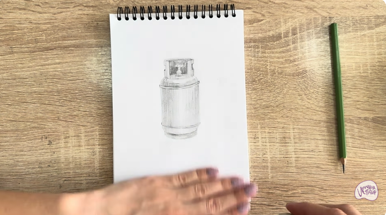 Рисуем Газовый баллон