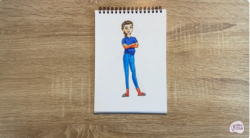 Рисуем Кристина из мультфильма "Финник"