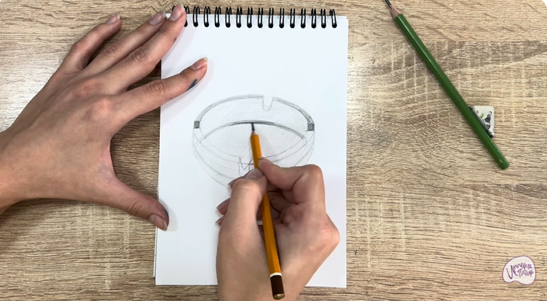 Рисуем Пепельница