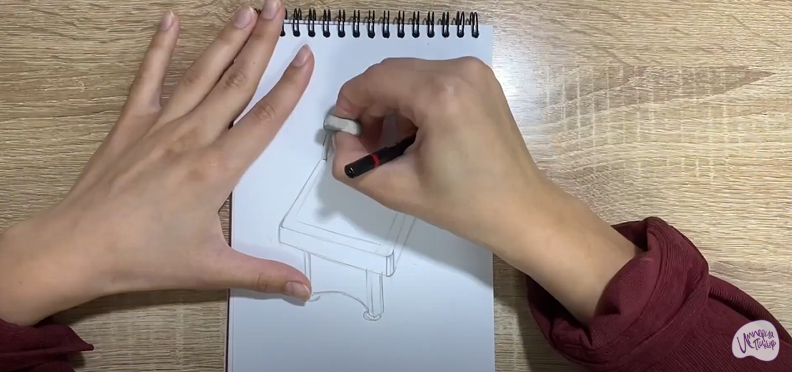 Рисуем Стол для аэрохоккея