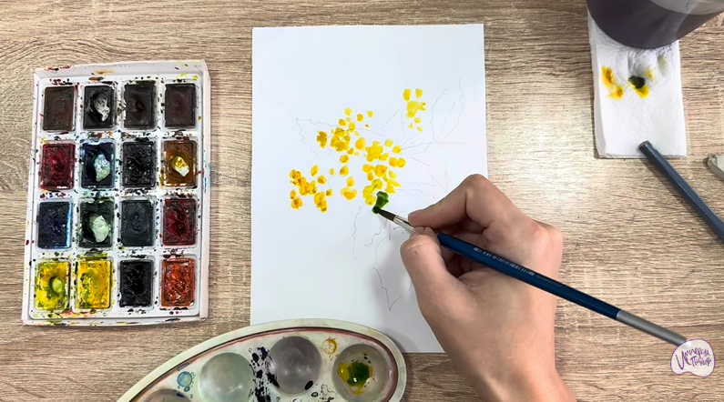 Рисуем Магония