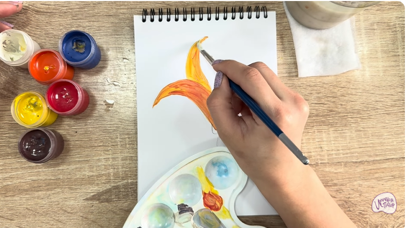 Рисуем Диптерокарпус