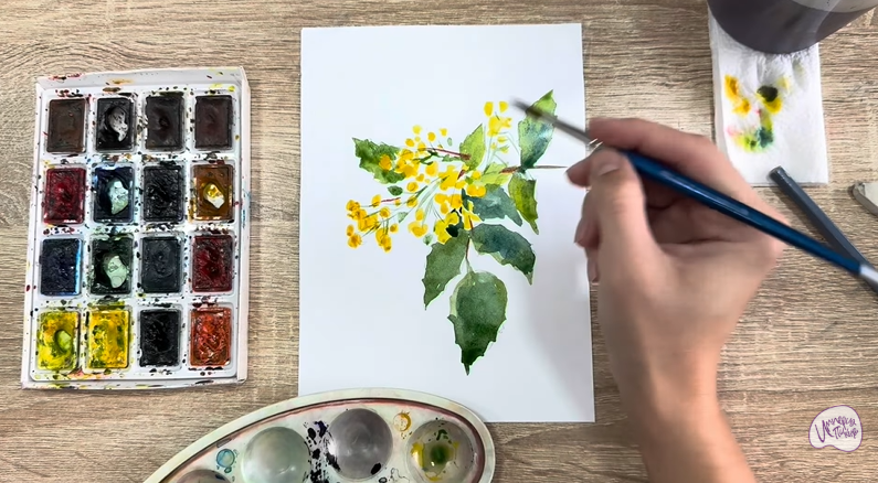 Рисуем Магония