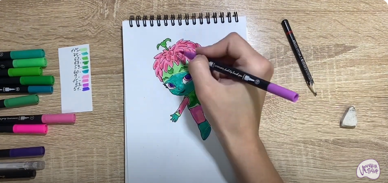 Рисуем Фортуна из "Команда Флоры"