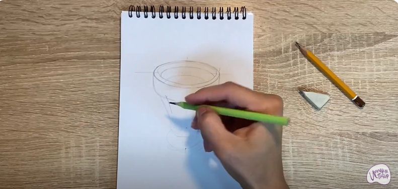 Рисуем Чаша для кальяна