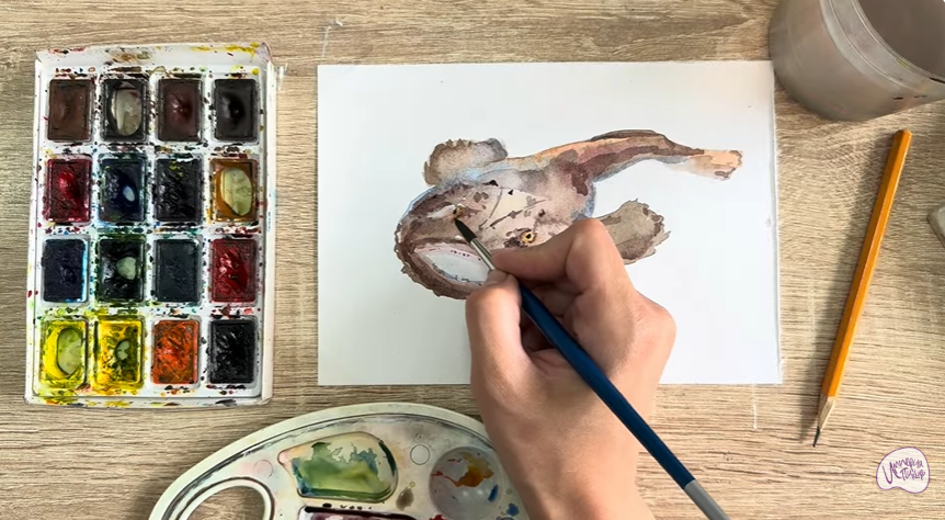 Рисуем Удильщик