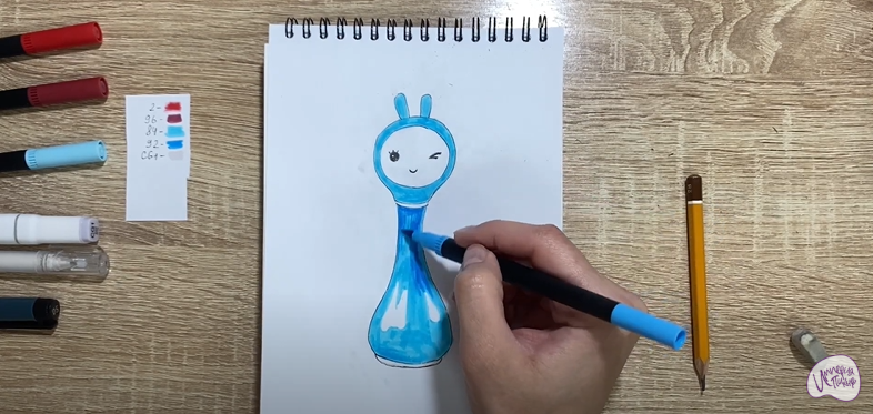 Рисуем Игрушка "Умный зайка"