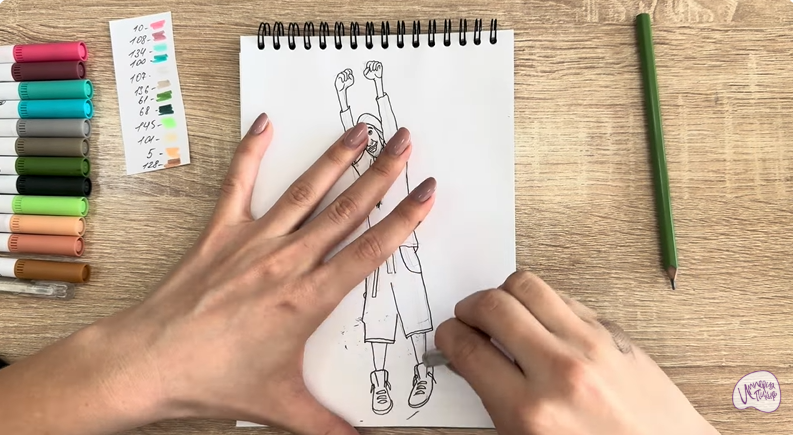 Рисуем Фред из "Город героев"