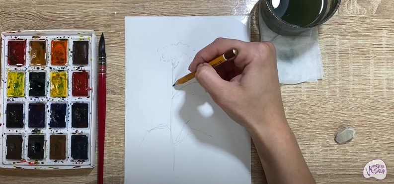 Рисуем Тысячелистник