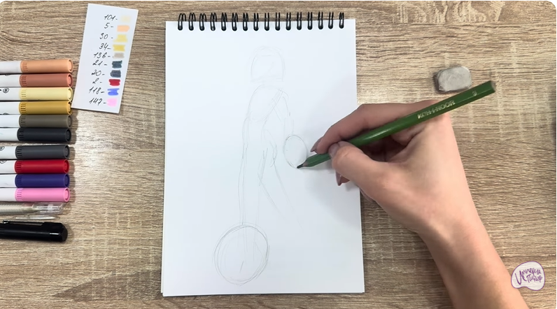 Рисуем ГоГо Томаго из "Город героев"