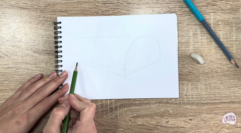 Рисуем Теплица из поликарбоната