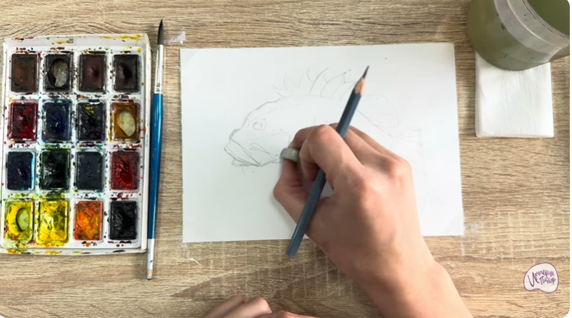 Рисуем Скорпена