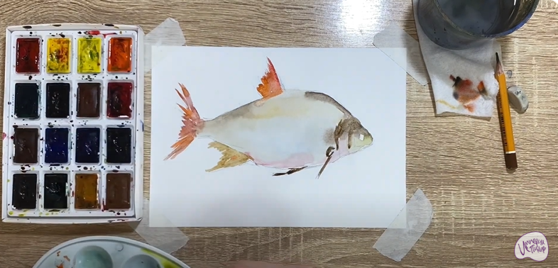 Рисуем Лещ
