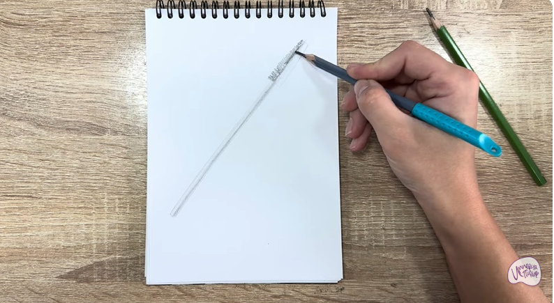 Рисуем Щеточка для бровей