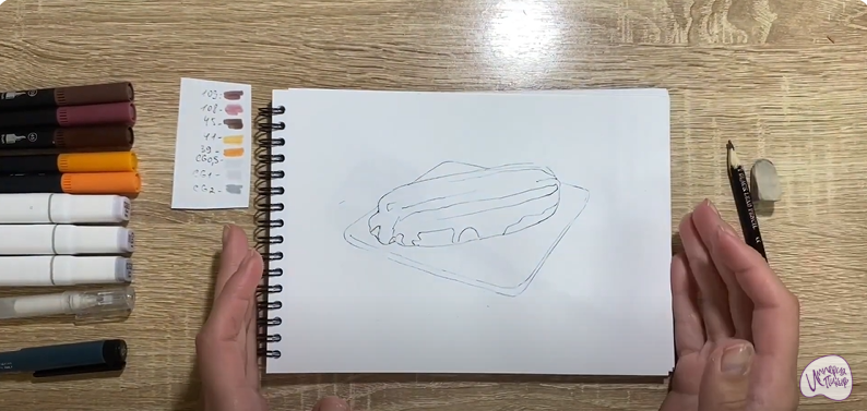 Рисуем Эклер