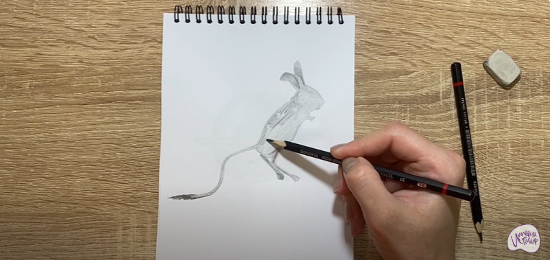 Рисуем Тушканчик