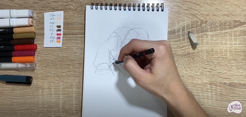 Рисуем Карлик Нос