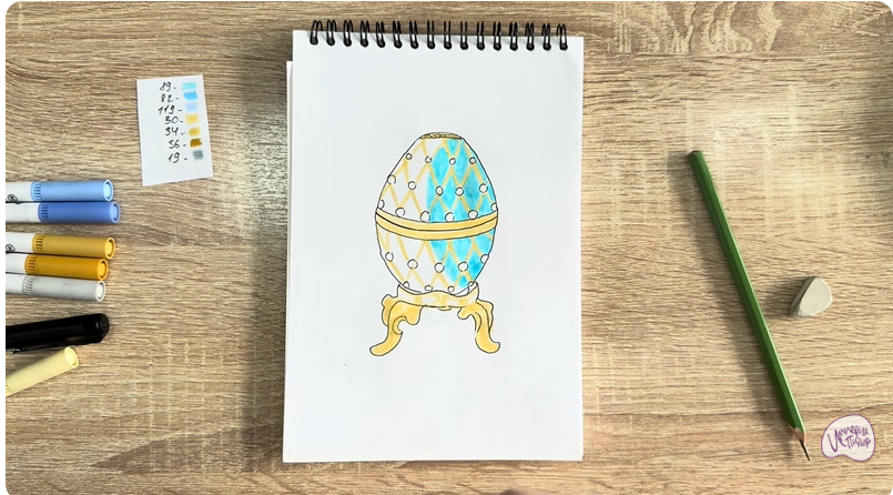 Рисуем Яйцо Фаберже