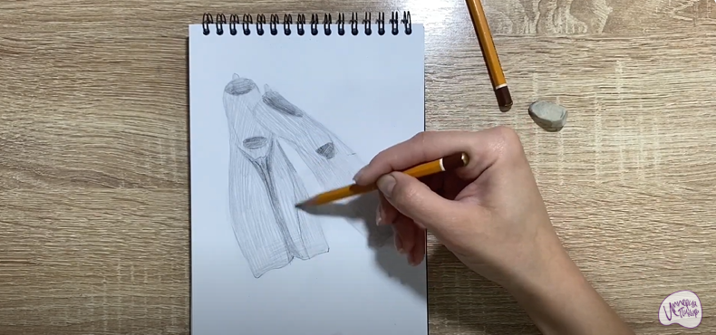 Рисуем Ласты для плавания