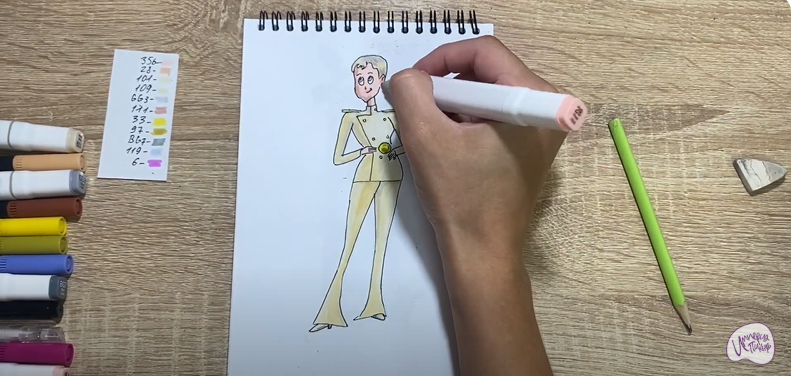 Рисуем Эрика Ван Хельсинг из "Монстры на каникулах"