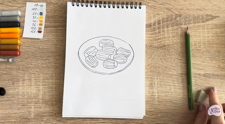 Рисуем Десерт "Тулумба"