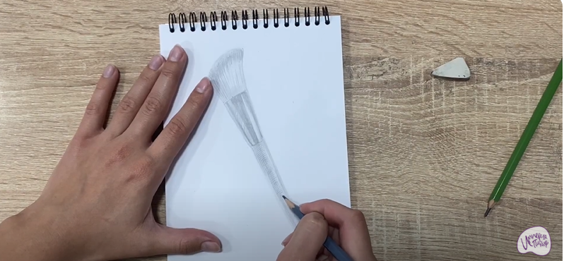 Рисуем Кисть для румян